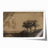 Medieval Gothic Canvas - Dramatic Landscape Art for Gothic Wall Decor