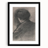 Gothic Wall Art - Mysterious Shadowy Portrait Dark Decor Style