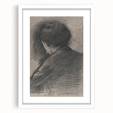 Gothic Wall Art - Mysterious Shadowy Portrait Dark Decor Style