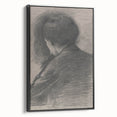 Gothic Wall Art - Mysterious Shadowy Portrait Dark Decor Style