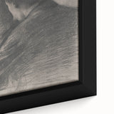 Gothic Wall Art - Mysterious Shadowy Portrait Dark Decor Style