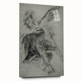 Vintage Gothic Prints - Angelic Figure Medieval Gothic Canvas