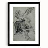 Vintage Gothic Prints - Angelic Figure Medieval Gothic Canvas