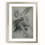 Vintage Gothic Prints - Angelic Figure Medieval Gothic Canvas