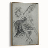 Vintage Gothic Prints - Angelic Figure Medieval Gothic Canvas