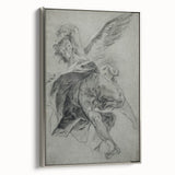 Vintage Gothic Prints - Angelic Figure Medieval Gothic Canvas