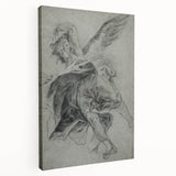Vintage Gothic Prints - Angelic Figure Medieval Gothic Canvas