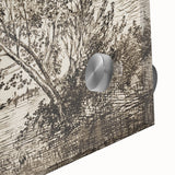 Medieval Gothic Canvas - Riverside Landscape Art for Dark Decor Style