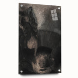 Medieval Gothic Canvas - Dark Knight Vintage Gothic Print