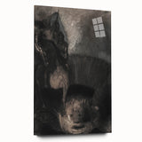 Medieval Gothic Canvas - Dark Knight Vintage Gothic Print