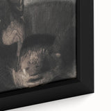 Medieval Gothic Canvas - Dark Knight Vintage Gothic Print