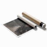 Medieval Gothic Canvas - Dark Knight Vintage Gothic Print