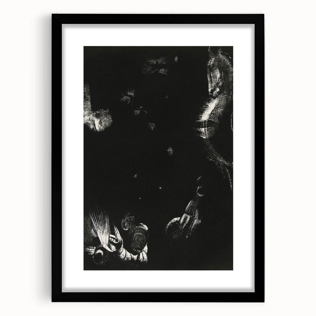 Dark Decor Style - Celestial Gothic Art Print on Canvas