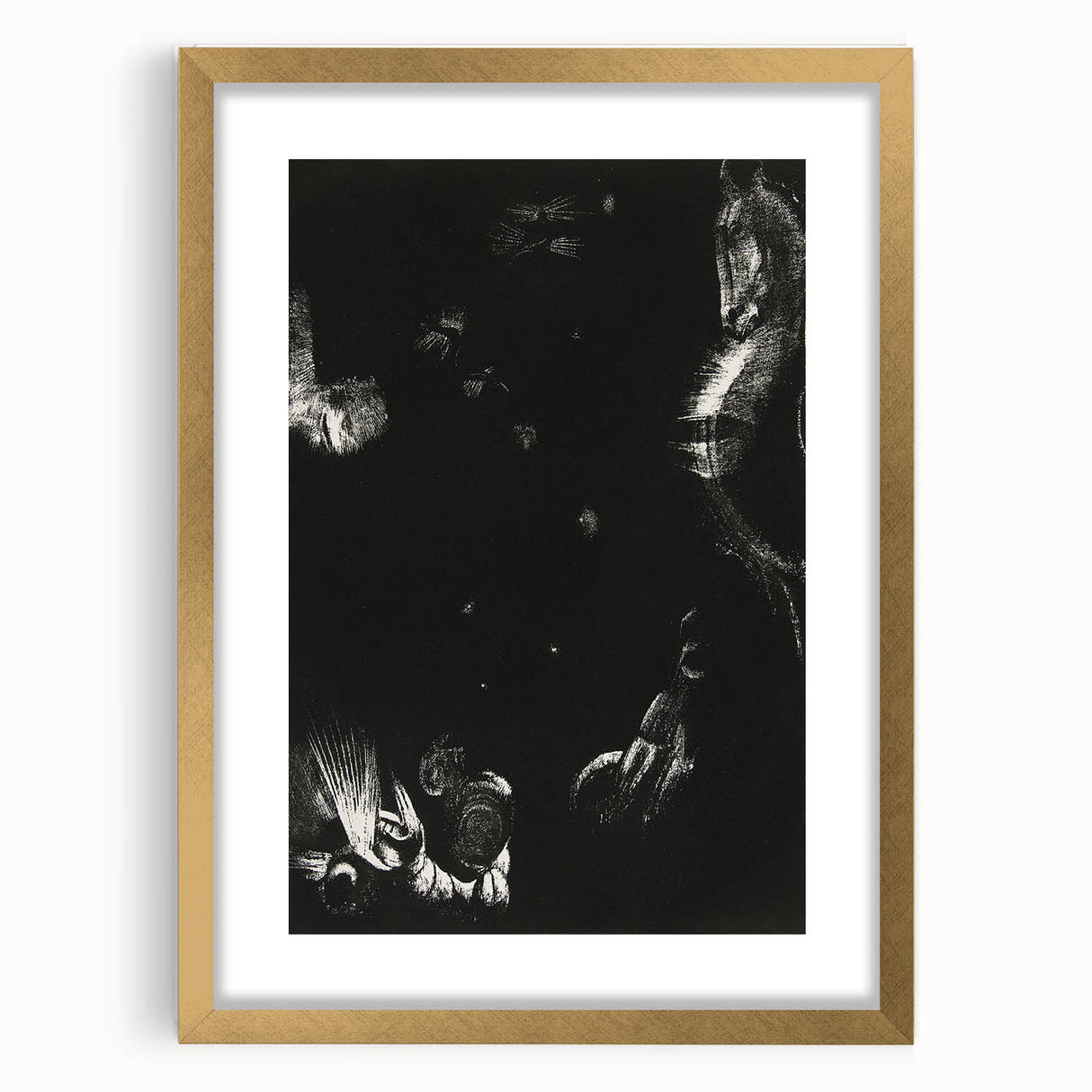 Dark Decor Style - Celestial Gothic Art Print on Canvas