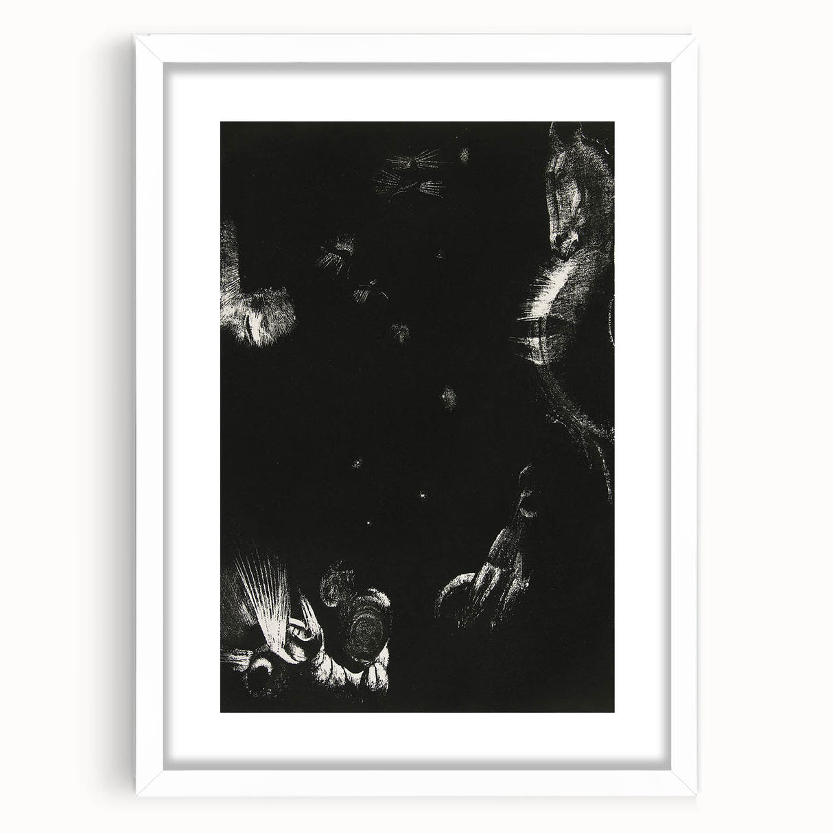 Dark Decor Style - Celestial Gothic Art Print on Canvas