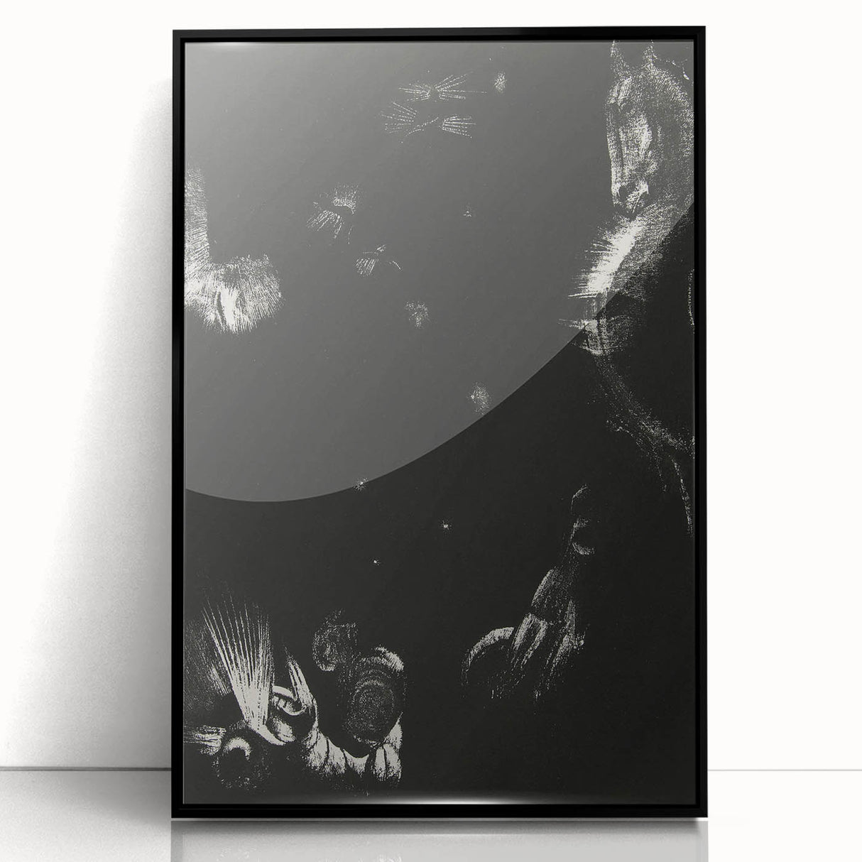Dark Decor Style - Celestial Gothic Art Print on Canvas