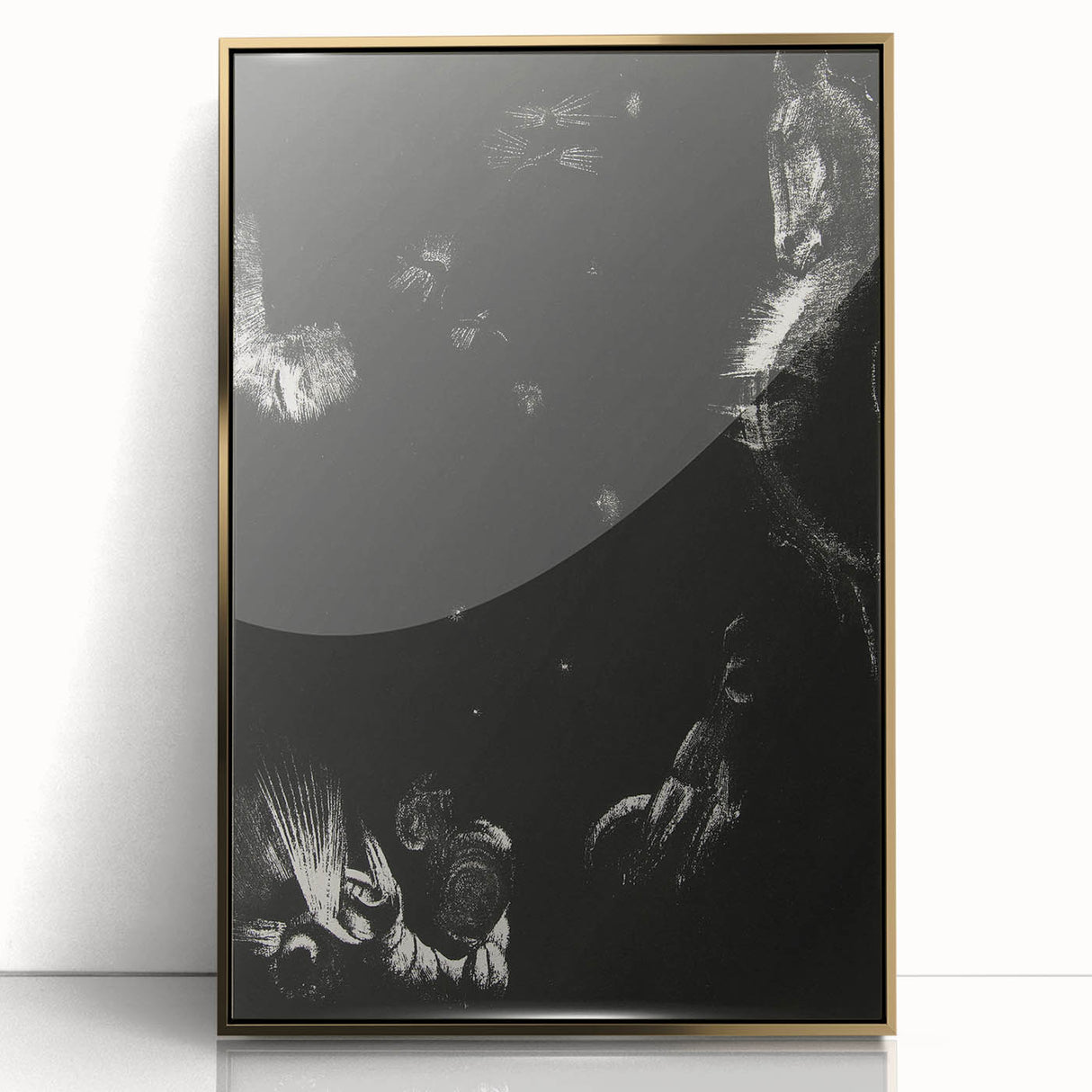 Dark Decor Style - Celestial Gothic Art Print on Canvas
