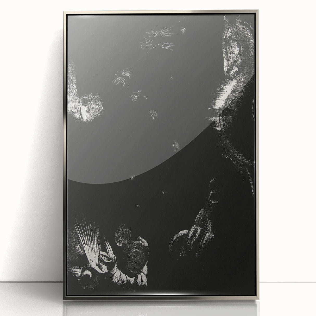 Dark Decor Style - Celestial Gothic Art Print on Canvas