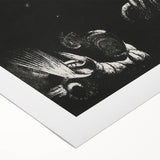 Dark Decor Style - Celestial Gothic Art Print on Canvas