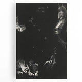 Dark Decor Style - Celestial Gothic Art Print on Canvas