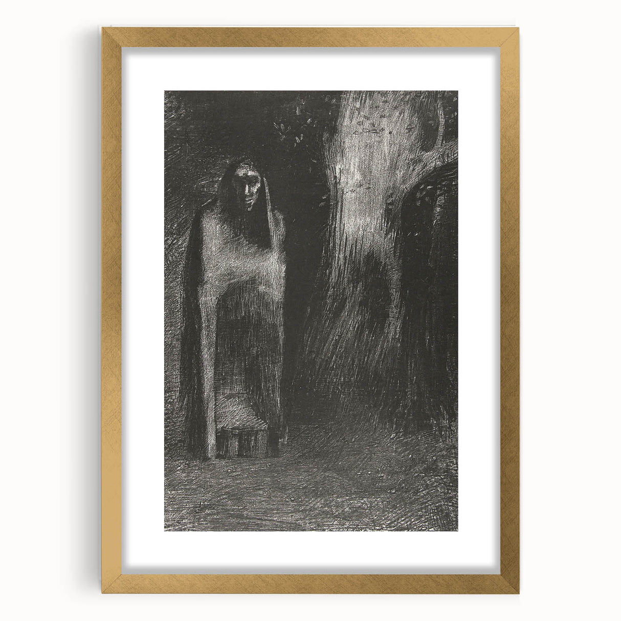 Vintage Gothic Prints - Mysterious Medieval Gothic Canvas Wall Art