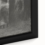 Vintage Gothic Prints - Mysterious Medieval Gothic Canvas Wall Art