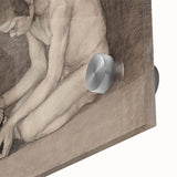 Gothic Artworks - Contemplative Figure with Skull for Dark Decor Style