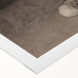 Gothic Artworks - Contemplative Figure with Skull for Dark Decor Style