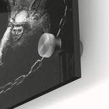 Gothic Wall Art - Dark Angelic Figure Medieval Gothic Canvas Print