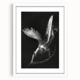 Gothic Wall Art - Dark Angelic Figure Medieval Gothic Canvas Print