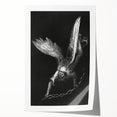 Gothic Wall Art - Dark Angelic Figure Medieval Gothic Canvas Print