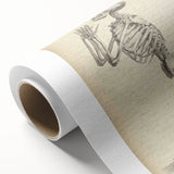 Gothic Wall Art | Medieval Gothic Canvas with Skeleton Illustration