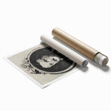 Vintage Gothic Prints - Edgar Allan Poe Portrait Gothic Canvas Art