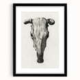 Gothic Artworks - Vintage Skull Illustration Medieval Gothic Canvas Print