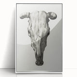 Gothic Artworks - Vintage Skull Illustration Medieval Gothic Canvas Print