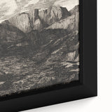 Medieval Gothic Canvas - Knight’s Journey Artwork for Dark Decor Style