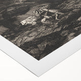 Medieval Gothic Canvas - Knight’s Journey Artwork for Dark Decor Style