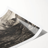 Medieval Gothic Canvas - Knight’s Journey Artwork for Dark Decor Style