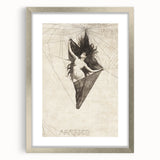 Gothic Artworks - Arachne Illustration Dark Medieval Gothic Canvas Print