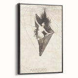 Gothic Artworks - Arachne Illustration Dark Medieval Gothic Canvas Print
