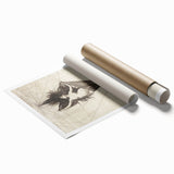 Gothic Artworks - Arachne Illustration Dark Medieval Gothic Canvas Print