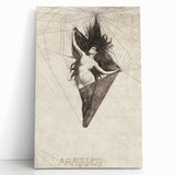 Gothic Artworks - Arachne Illustration Dark Medieval Gothic Canvas Print
