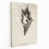 Gothic Artworks - Arachne Illustration Dark Medieval Gothic Canvas Print