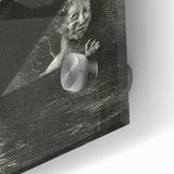 Dark Decor Style - Surreal Gothic Moon and Angel Gothic Canvas Print