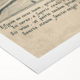 Vintage Gothic Prints - Skull and Crossbones Medieval Gothic Canvas Art