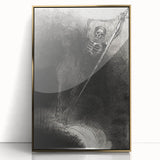 Gothic Wall Art | Dark Decor Style with Skeleton Rider Print