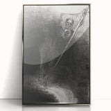 Gothic Wall Art | Dark Decor Style with Skeleton Rider Print