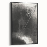 Gothic Wall Art | Dark Decor Style with Skeleton Rider Print