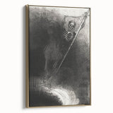 Gothic Wall Art | Dark Decor Style with Skeleton Rider Print