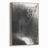 Gothic Wall Art | Dark Decor Style with Skeleton Rider Print